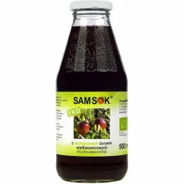 Sok z Żurawiny Wielkoowocowej Bio 500 ml - SAMSOK