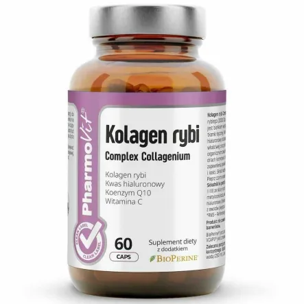 Kolagen Rybi Complex Collagenium 60 Kapsułek - Pharmovit