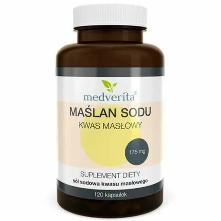 Maślan Sodu 120 Kapsułek - Medverita