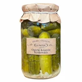 Ogórki Kiszone Królewskie 870 g (520 g) - Luniak