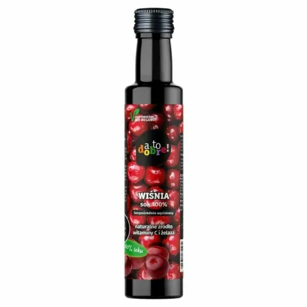 Wiśnia Sok Bezpośrednio Wyciskany NFC 250 ml -  A To Dobre!