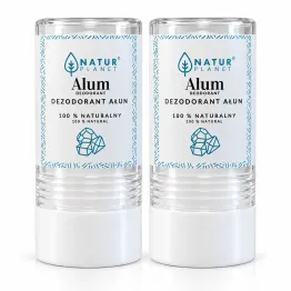 2 x Dezodorant Ałun Naturalny Bezzapachowy w Kamieniu 120 g - Natur Planet