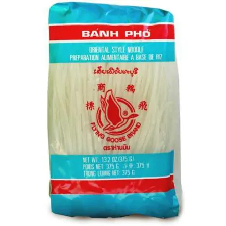 Makaron Ryżowy Wstążki 5 mm Tandoori 375 g - Banh Pho