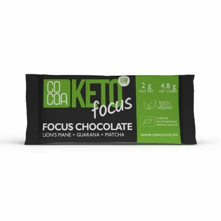 Czekolada Keto Focus Bio 40 g - Cocoa (data 01.03.2025)