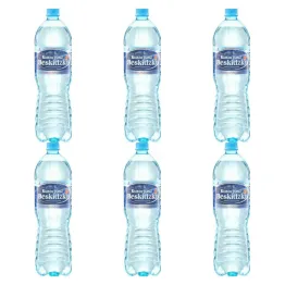 6 x Woda Źródlana Naturalnie Alkaliczna ph 7,7 Niegazowana 1,5 l  BEZ KAUCJI - Kuracjusz Beskidzki