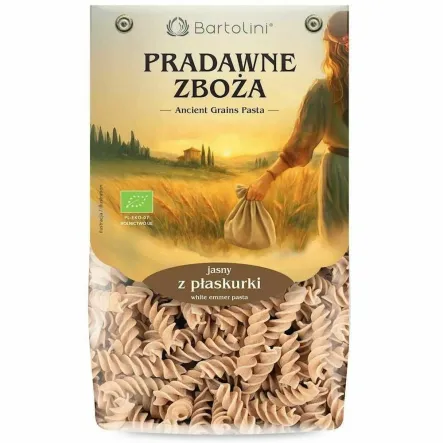 Makaron Jasny z Płaskurki Świderek nr 5 EKO 250 g - Bartolini Pradawne Zboża