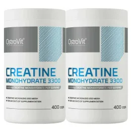 2 x Monohydrat Kreatyny 3300 mg 400 Kapsułek - OstroVit