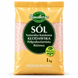 Sól Kamienna Kłodawska Półgruboziarnista Niejodowana 1 kg Smakosz