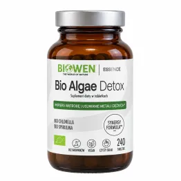 Bio Algae Detox Chlorella i Spirulina BIO 240 Tabletek - Biowen