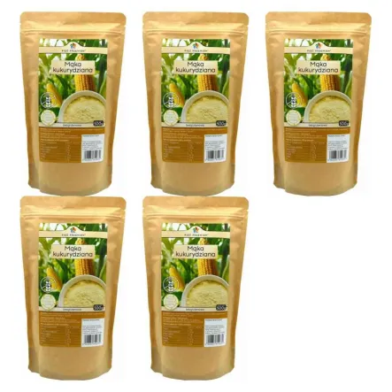 5 x Mąka Kukurydziana 500 g - Pięć Przemian
