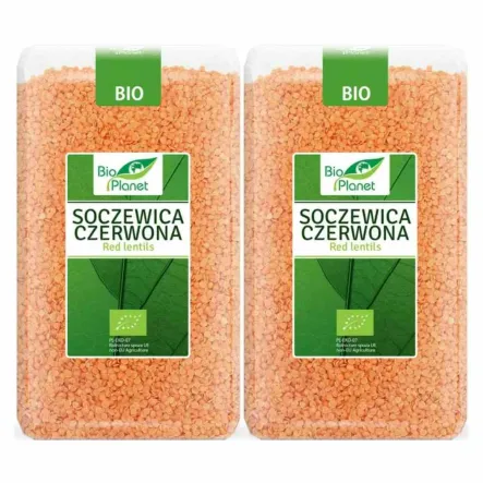 2 x Soczewica Czerwona Bio 1 kg - Bio Planet