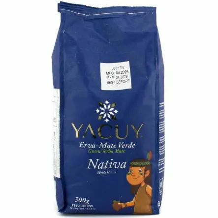 Yerba Mate Yacuy Tradicional Nativa 500 g