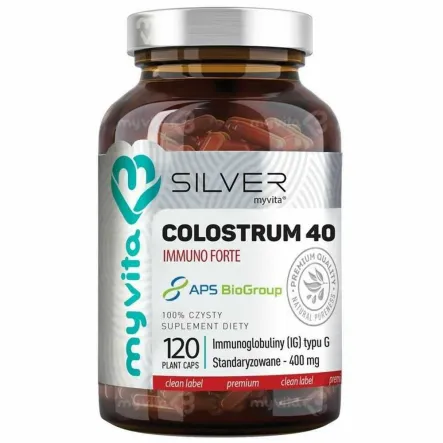 Colostrum 40 Immuno Forte 120 Kapsułek - MyVita