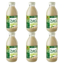 6 x Żurek Żytni Koncentrat Bio 320 ml - Kowalewski