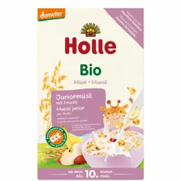 Kaszka Junior Musli Wieloziarnista z Owocami Bez dodatku Cukru Bio Demeter 250 g - Holle