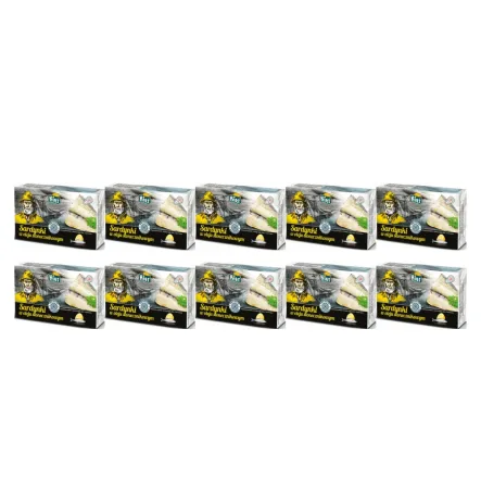 10 x Sardynki w Oleju Słonecznikowym 125 g (90 g) - Kier