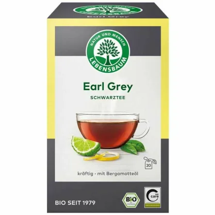 Herbata Earl Grey Ekspresowa Bio 40 g (20x 2 g) - Lebensbaum