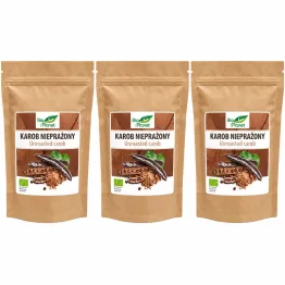 3 x Karob Nieprażony Sproszkowany Bio 200 g - Bio Planet