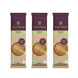 3 x Makaron Orkiszowy Spaghetti Bio 500 g - Alb-Gold