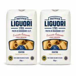 2 x Makaron Rigatoni z Pszenicy Durum Pasta di Gragnano IGP 500 g Liguori