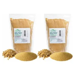 2 x Siemię Lniane Złote Mielone Odtłuszczone 1 kg - EOOVITA