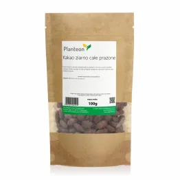 Kakao Ziarno Całe Prażone 100 g - Planteon