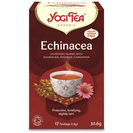 Herbatka Echinacea Bio 30,6 g (17x 1,8 g) - Yogi Tea