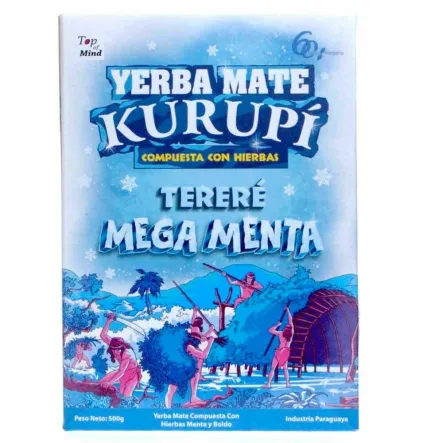 Yerba Mate Kurupi Terere Mega Menta 500 g