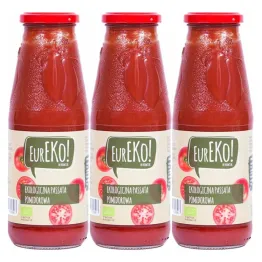 3 x Passata Pomidorowa Bio 680 g - Eureko  -  Bez dodatku soli