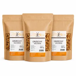 3 x Orzechy Włoskie Polskie 500 g - Młyn Kopytowa