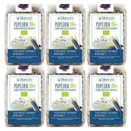6 x Ziarno Popcornu z Niebieskiej Kukurydzy Bio 350 g - Bluecorn