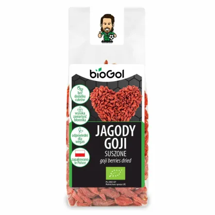 Jagody Goji Suszone Bio 100 g - Biogol