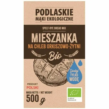 Mieszanka Na Chleb Orkiszowo - Żytni BIO 500 g - Biolife