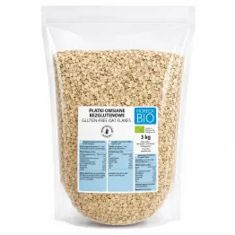 Płatki Owsiane Bezglutenowe Bio 3 kg - Horeca