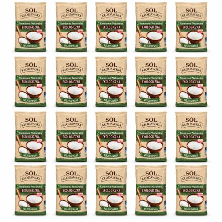 20 x Sól Kłodawska Ekologiczna Naturalna 1100 g Kopalnia Kłodawa