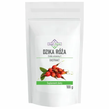 Dzika Róża Ekstrakt 20% Witaminy C 100 g - Soul Farm