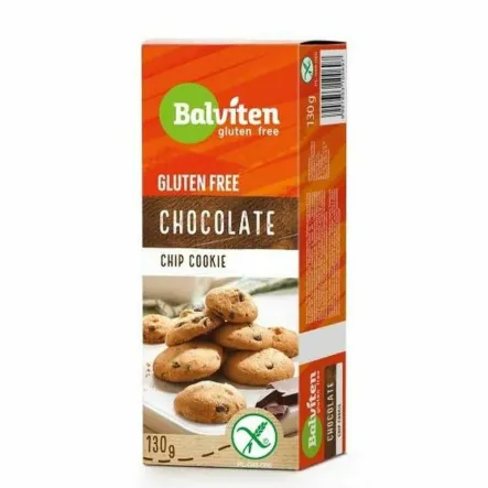 Ciastka Kruche z Groszkami Czekoladowymi Biedronki Bezglutenowe 130 g - Balviten