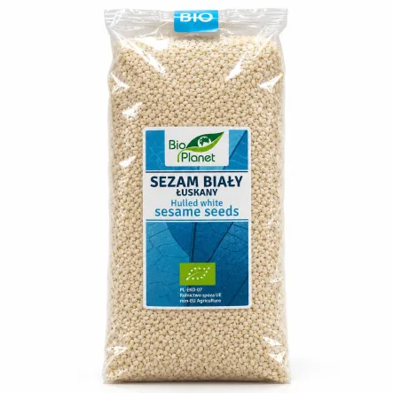 Sezam Biały Łuskany Bio 1 kg - Bio Planet