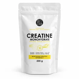 Kreatyna z Witaminą C o Smaku Cytrynowym Bez Dodatku Cukrów 200 g - Diet-Food