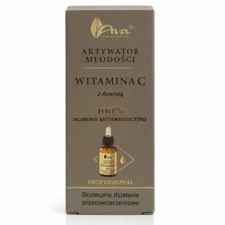 Aktywator Młodości Witamina C z Acerolą Koncentrat Przeciwstarzeniowy 30 ml - AVA