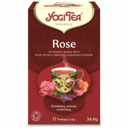 Herbatka Rose Bio (17x 2 g) 34 g - Yogi Tea