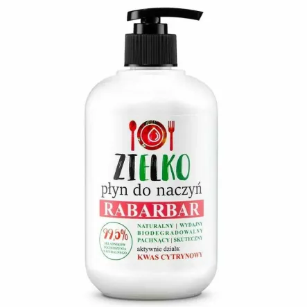 Płyn Do Mycia Naczyń Rabarbar 500 ml - Zielko