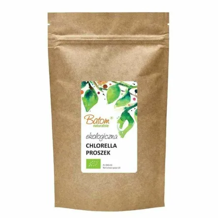 Chlorella Proszek Bio 300 g - BATOM