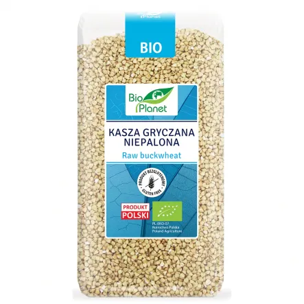 Kasza Gryczana Niepalona Bezglutenowa Bio 500 g - Bio Planet